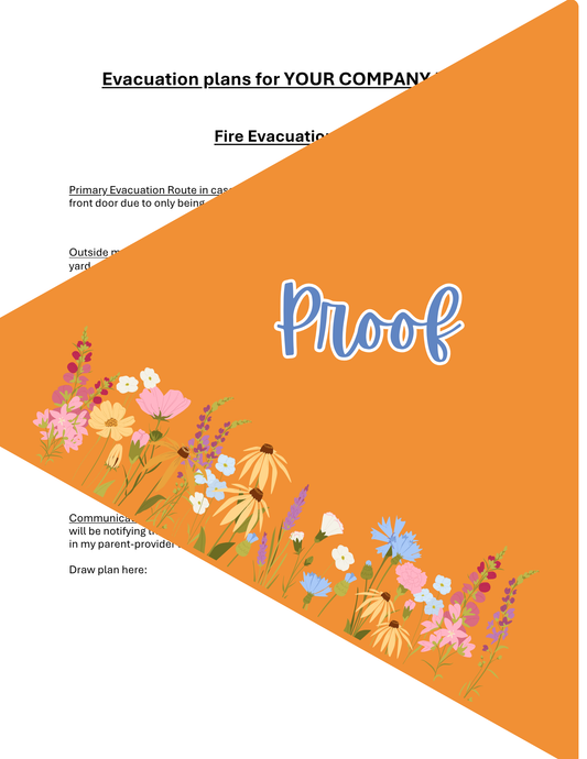 Fire Evacuation Plan Template