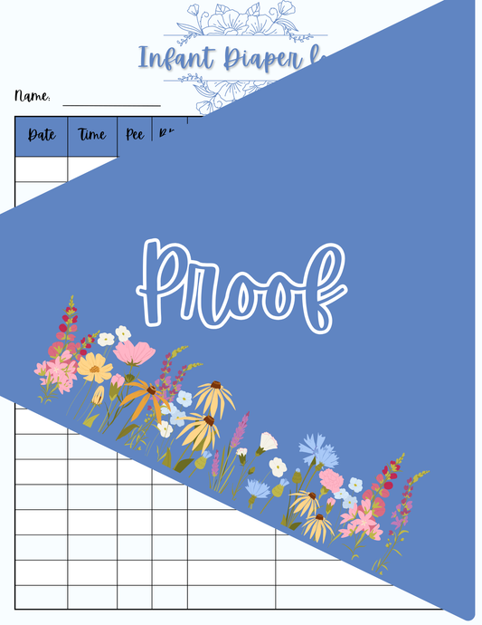 Baby Diaper Chart - THEME: LITTLE SUNSHINE